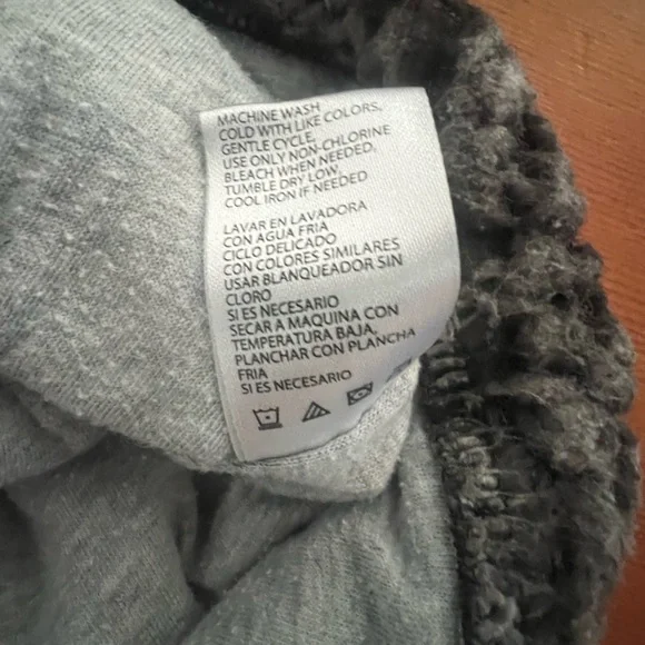 Original Weatherproof Vintage Gray Teddy Fleece Sherpa Jacket 1/4 Zip Small - Picture 8 of 8